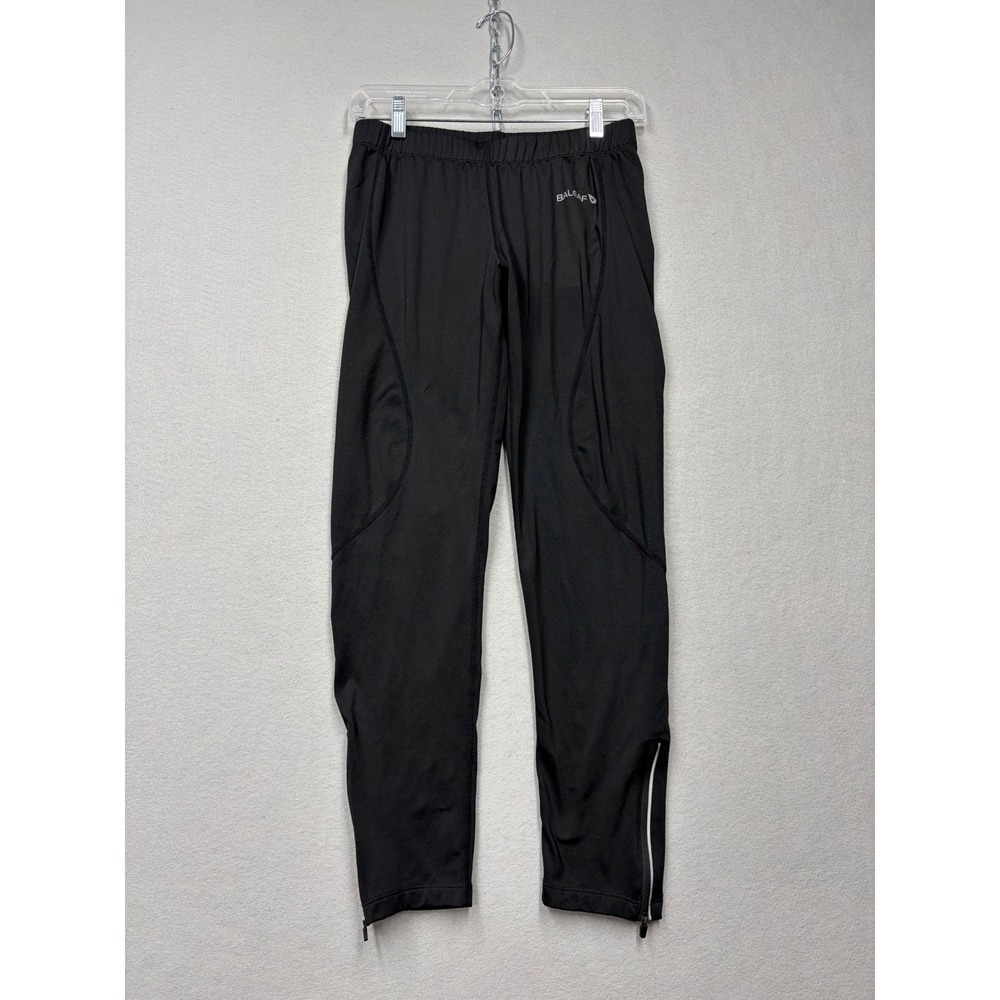 Baleaf Running Leggings Womens M Black Performance Reflective Ankle Zip Pants